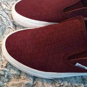 Maroon Vans